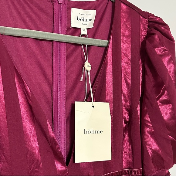 NWT Bohme Rylee Maxi Dress in Wine Size X-Large - Picture 6 of 10